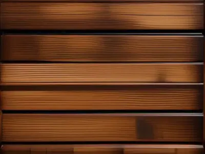 Wooden Garden Planter Box 3D model