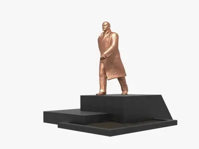 Monument of Vladimir Lenin 3D model