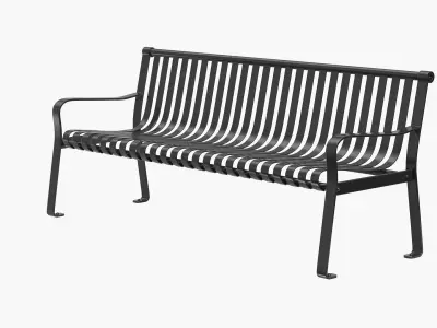 Park Bench v6 3D model