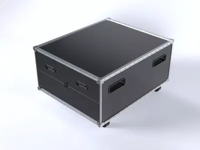 Heavy Duty Road Case Flight Cas 3D model