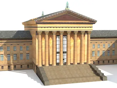 The Philadelphia Museum of Art 3D model