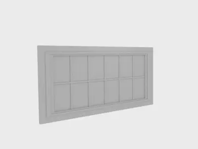  Stretch WIndow Low-poly 3D model