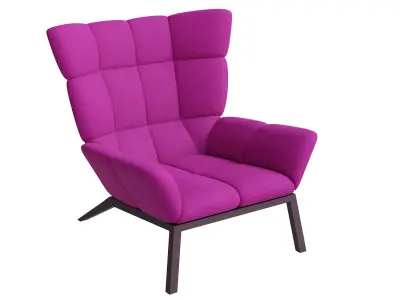 Pink Next Generation Technology Chair Low-poly 3D model