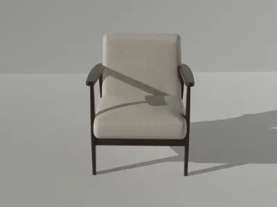 Armchair Free 3D model 10