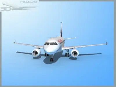 Falcon3D A319 Air Canada 2 3D model