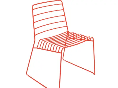 B-Line Park Chair Free 3D model