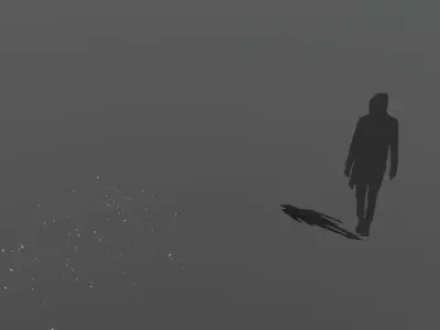 Feather Wind blows 300 feathers Low-poly 3D model