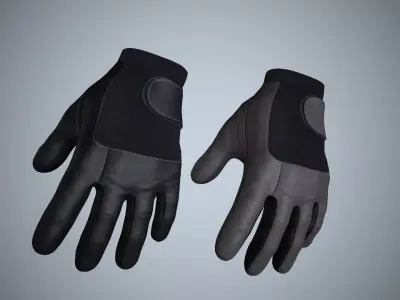 Gloves 01 Free low-poly 3D model