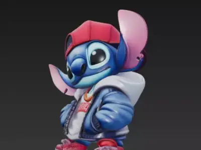 Stitch - Street cloth 2 3D print model