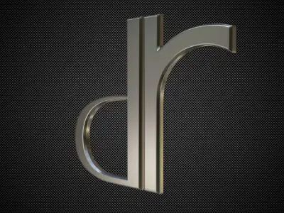 dr logo  3D model