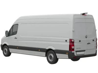 VW Crafter 2011 Panel Van L3H2 3D model