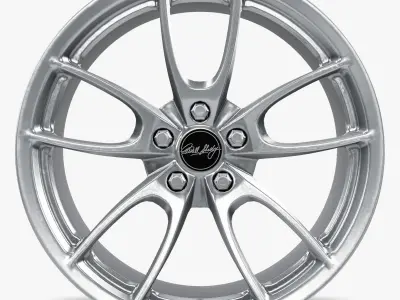 Carroll Shelby Wheel Company CS5 Wheel Chrome Powder Mustang 3D model