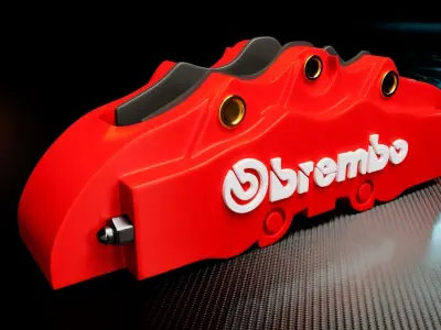 Brake Brembo kit caliper 3D model