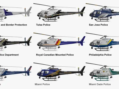 AS350 Police Helicopters Collection Vol 2 