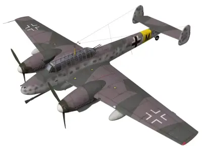Messerschmitt Bf110 G2R1 3D model
