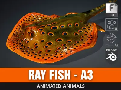 Ray Fish-A2 3D model