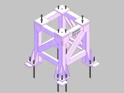 26400-Base for robot NACHI-NC510-Hight 950 3D model
