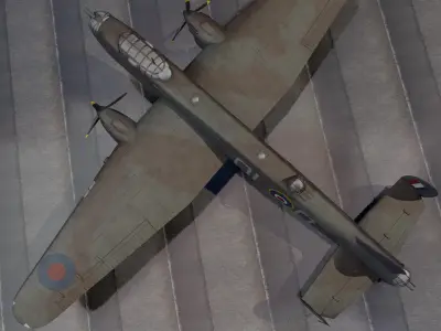 Avro Manchester Mk-1 3D model