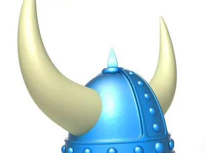 Viking helmet 3D model