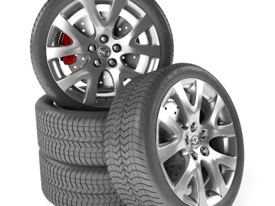 Mazda Cx-7 Wheel 3D model