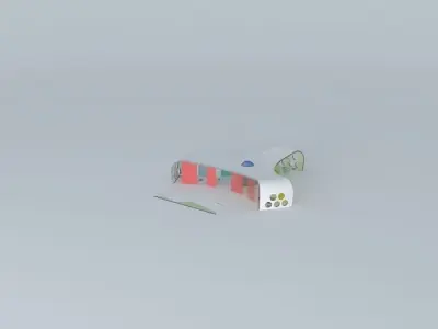 Transferium house Free 3D model