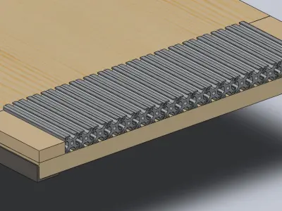 Milling Table for DIY CNC Milling Machine Free 3D model