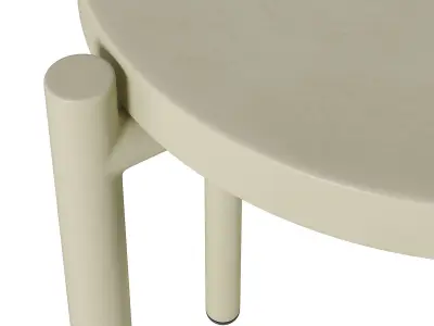 HM home round top stool Low-poly 3D model