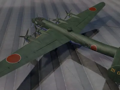 Nakajima G5N2 Shinzan - aka Liz 3D model