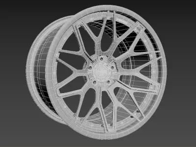 Vibrant Forged Rims 3D model