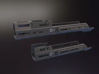 MREX Scar Handguard Low-poly 3D model