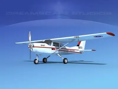 Cessna T-41 Mescalero Royal Thai AF 3D model