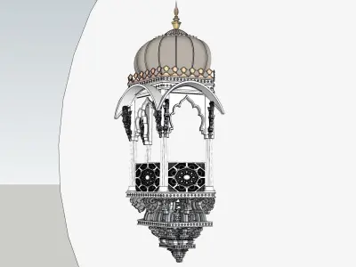 indian jodhpuri stone jharokha 3d modal Low-poly 3D model