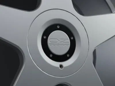 OZ-Racing Futura wheel Low-poly 3D model