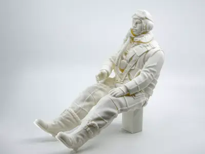 Vintage RAF Airman 3D print model