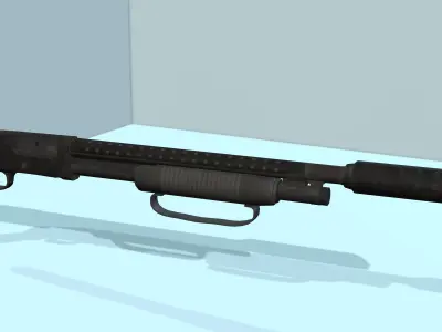 Shotgun 3D model