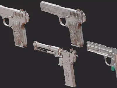 TT-33 CAD Model 3D model