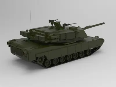 tank Abrams 3D model purchase