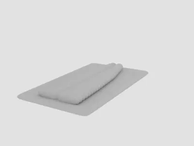 Dory Fillet Low-poly 3D model