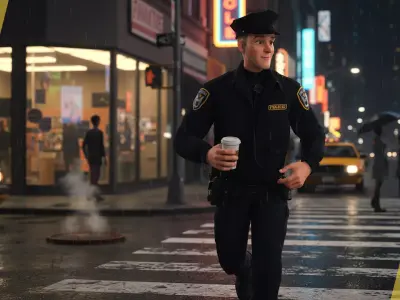 3D Law Enforcement Toon Character Police Officer Low-poly 3D model