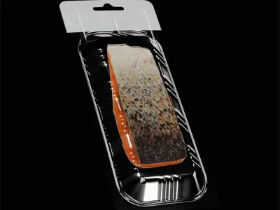 Hot Smoked Salmon 3D model