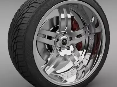 Savini Forged SV-1 Wheel 3D model