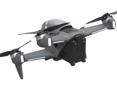 DJI drone suit 3D model