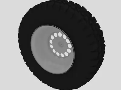 Offroad Tire 3D model