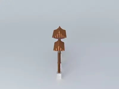 Brisbane China Town Arch 2 Free 3D model