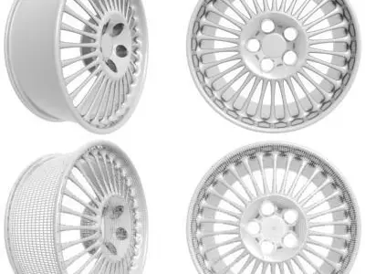 Wheel Rim 3D model 9
