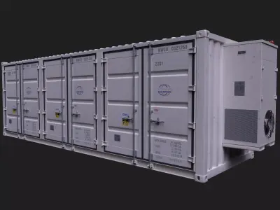 Solar Cell Thermal Energy Storage System 3D model