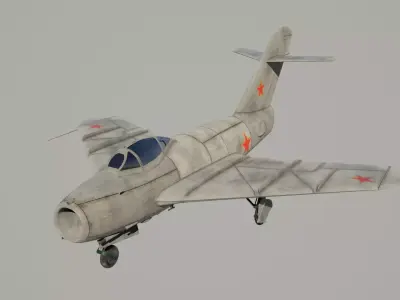 Mig15 Fighter 3D model