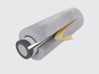 Pipe insulation 3D model