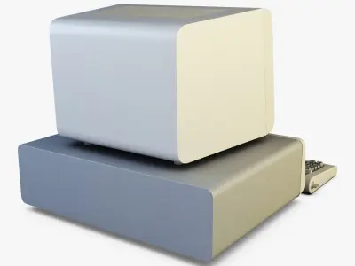 IBM 5150 Personal Computer 3D model