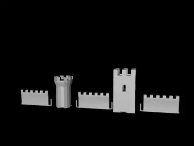 Articulated Castle 3D print model